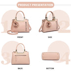 Handbags for Women Ladies Shoulder Bags Fashion PU Leather Crossbody Top Handle Bag