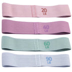 Hip Resistance Bands Anti-Slip Stretch Fitness Strips Portable Glute Thigh Elastic Bands Yoga Gym Equipment