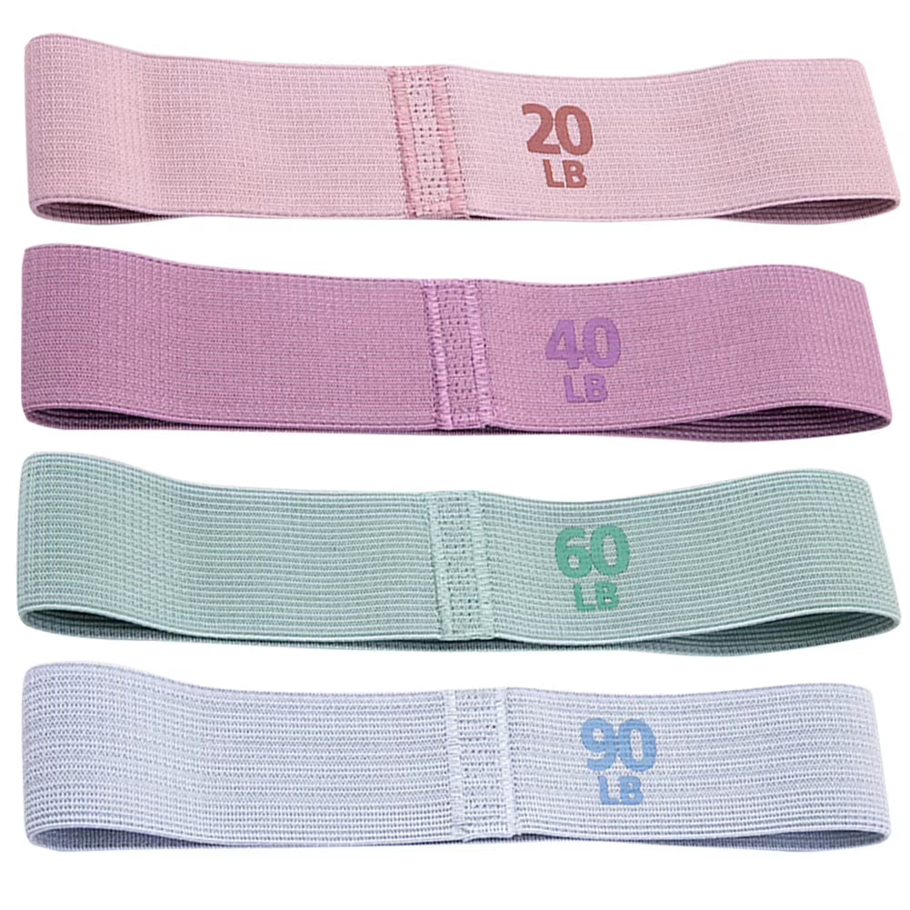 Hip Resistance Bands Anti-Slip Stretch Fitness Strips Portable Glute Thigh Elastic Bands Yoga Gym Equipment