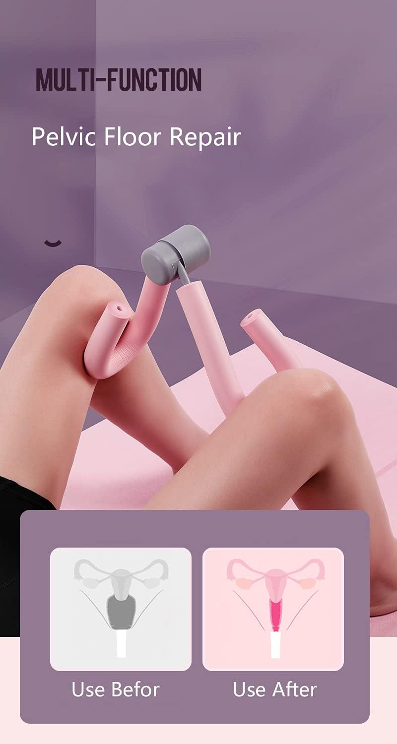 Thigh Toner, Pelvic Floor Exerciser Inner & Outer Thigh Muscle Trainer, Leg Master, Fitness Exercise Equipment for Women Home Use