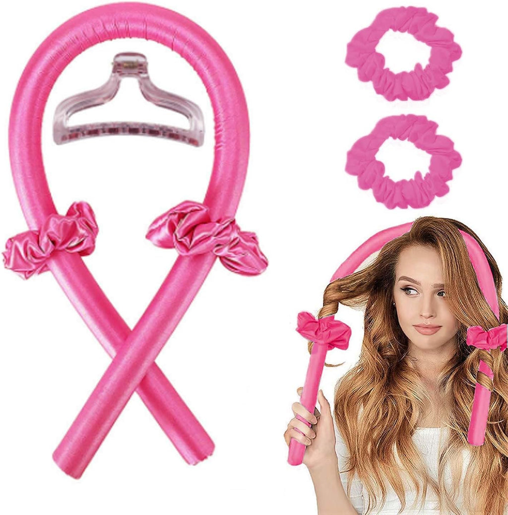 Heatless Hair Curlers，Heatless Curling Rod Headband Lazy Curler Set, No Heat Hair Rollers for Long Hair Silk Hair Wrap for Sleeping DIY Hair Styling Tools for Women