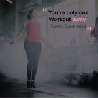 Muza Skipping Rope Adult for Home Exercise & Body Fitness Men, Women and Kids | Speed Jumping Rope with Non Slip Handle | Adjustable Skipping Rope for Fitness, Crossfit and MMA (Pink)