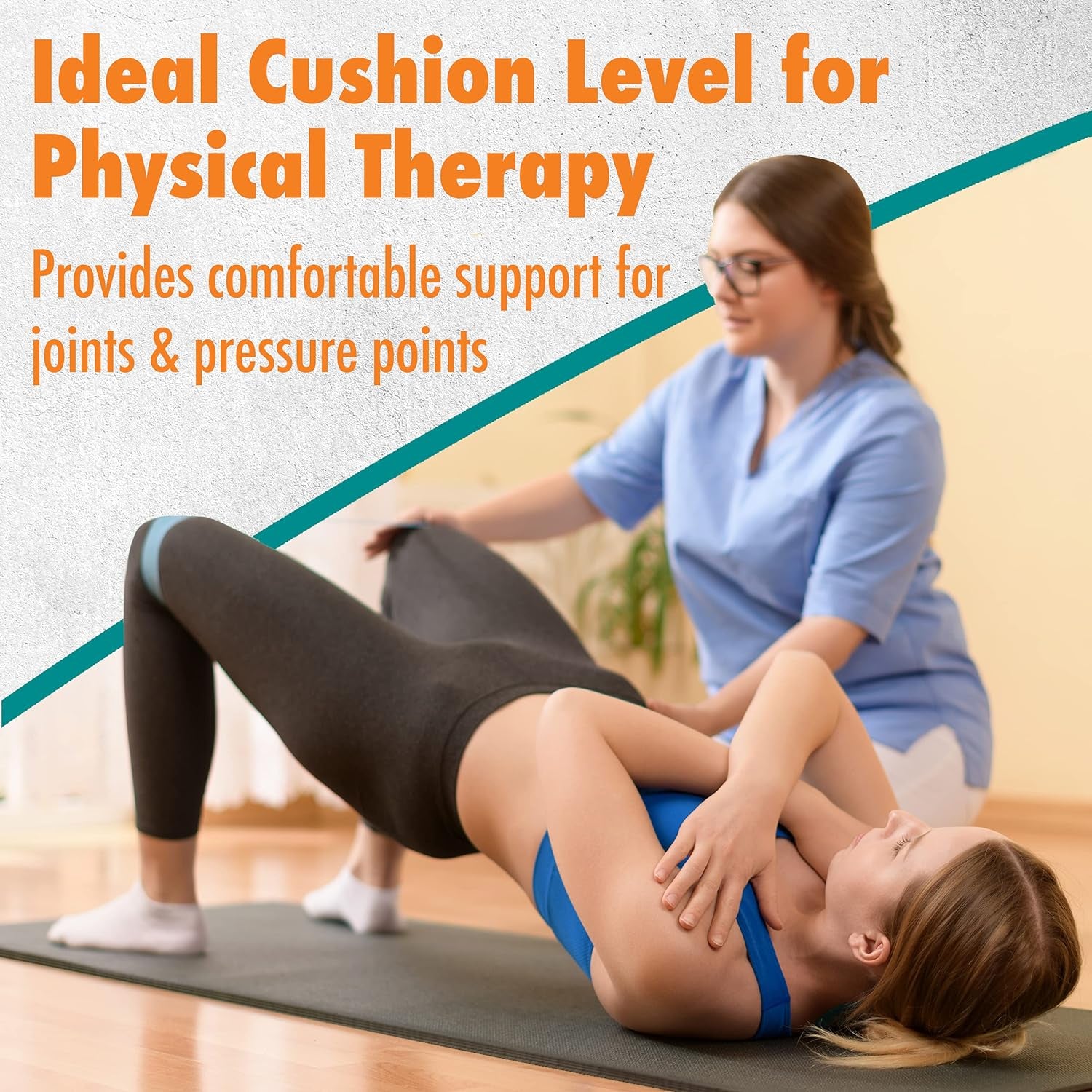 Yoga Mat - Multipurpose Exercise Mat for Men, Women and Kids, Ideal Non Slip Workout Mats for Yoga, Pilates, Gym Exercise with Carrying Strap