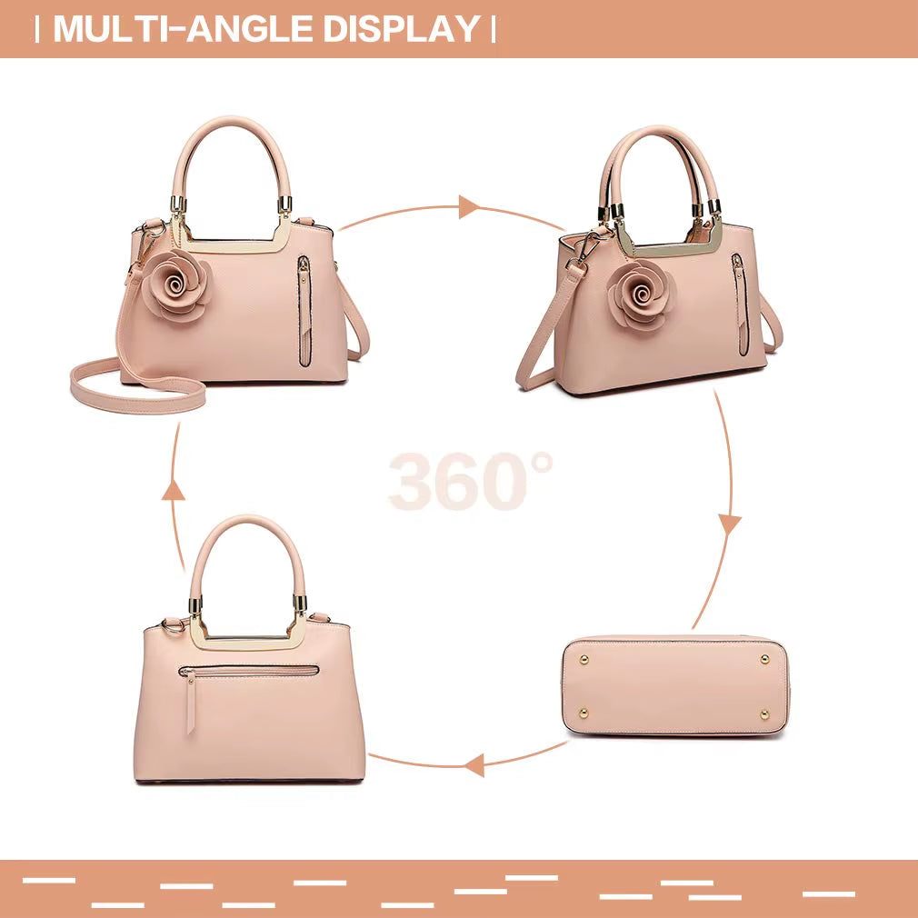 Handbags for Women Ladies Shoulder Bags Fashion PU Leather Crossbody Top Handle Bag