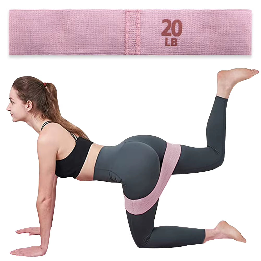 Hip Resistance Bands Anti-Slip Stretch Fitness Strips Portable Glute Thigh Elastic Bands Yoga Gym Equipment