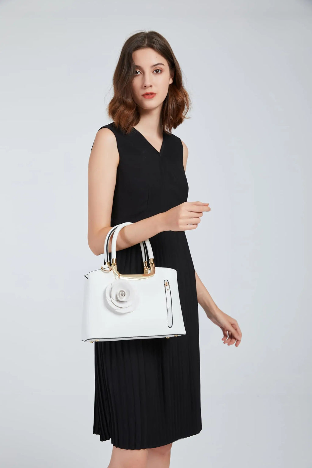 Handbags for Women Ladies Shoulder Bags Fashion PU Leather Crossbody Top Handle Bag