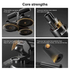 Sit-Up Assistant Device 3 Suction Cups Adjustable Ankle Support Elastic Band Core Workout Trainer for Fitness Abdominal Arms Leg