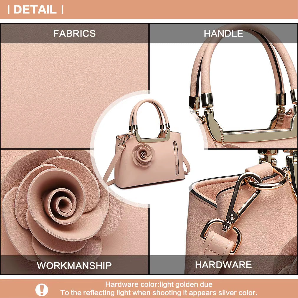 Handbags for Women Ladies Shoulder Bags Fashion PU Leather Crossbody Top Handle Bag