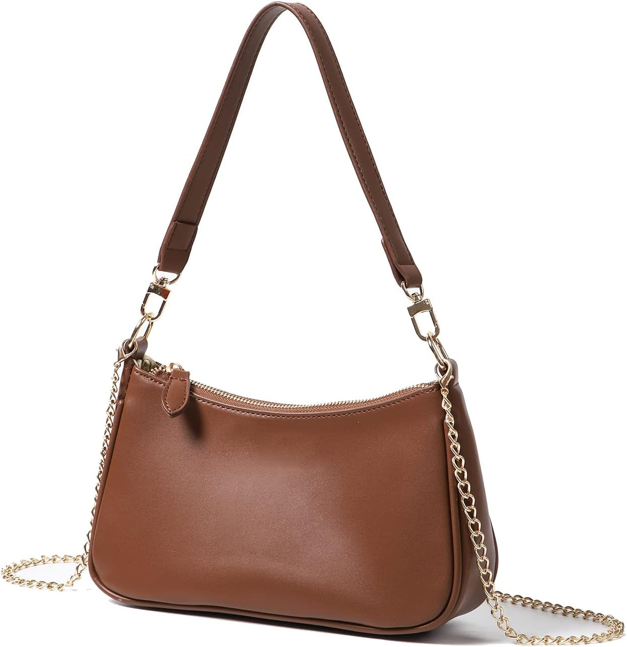 Clutch Tote Handbags with 2 Removable Straps and Zipper Closure Crossbody Bags Shoulder Purse Handbag for Women…