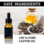 Castor Eyelash Growth Oil Daily Natural Curly Eyelash Lasting Effect Nourishing Improve Hair Growth Eyelash Care Oil