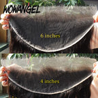 Wow Angel 13X6 Full Frontal Only Body Wave Melt Skins Invisible HD Lace Frontal Human Hair Pre Plucked Deep Part for Woman