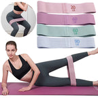 Hip Resistance Bands Anti-Slip Stretch Fitness Strips Portable Glute Thigh Elastic Bands Yoga Gym Equipment