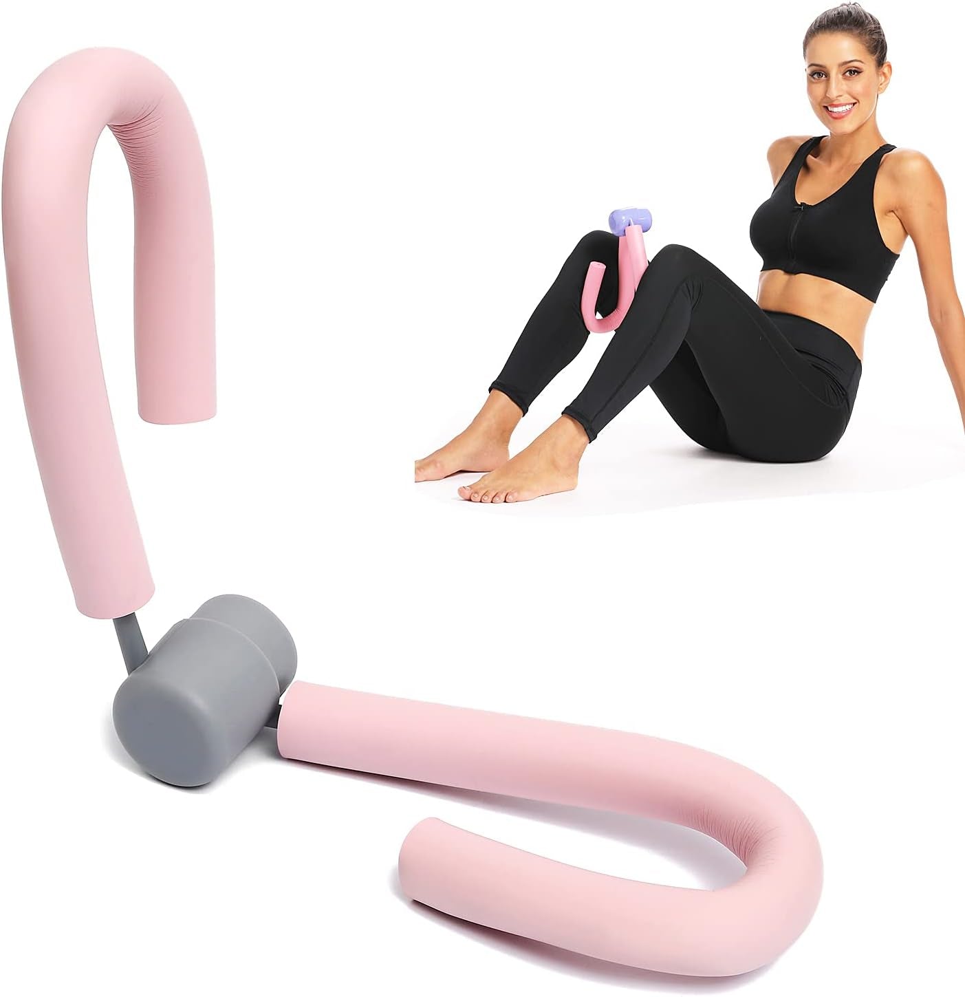 Thigh Toner, Pelvic Floor Exerciser Inner & Outer Thigh Muscle Trainer, Leg Master, Fitness Exercise Equipment for Women Home Use