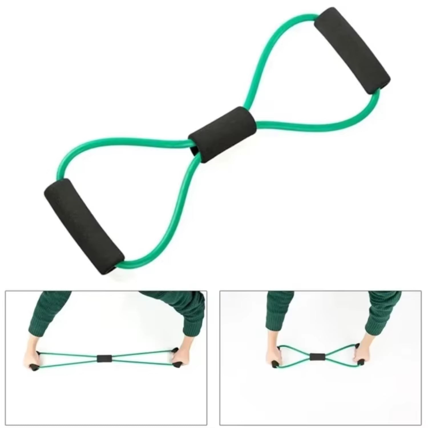 Resistance Bands with Foam Sport Yoga Fitness Accessories Rubber Pull Rope Training and Exercise Gym Equipment Women
